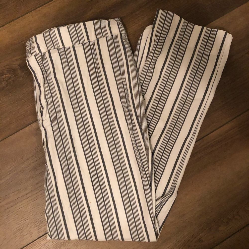 Striped Capri Pants